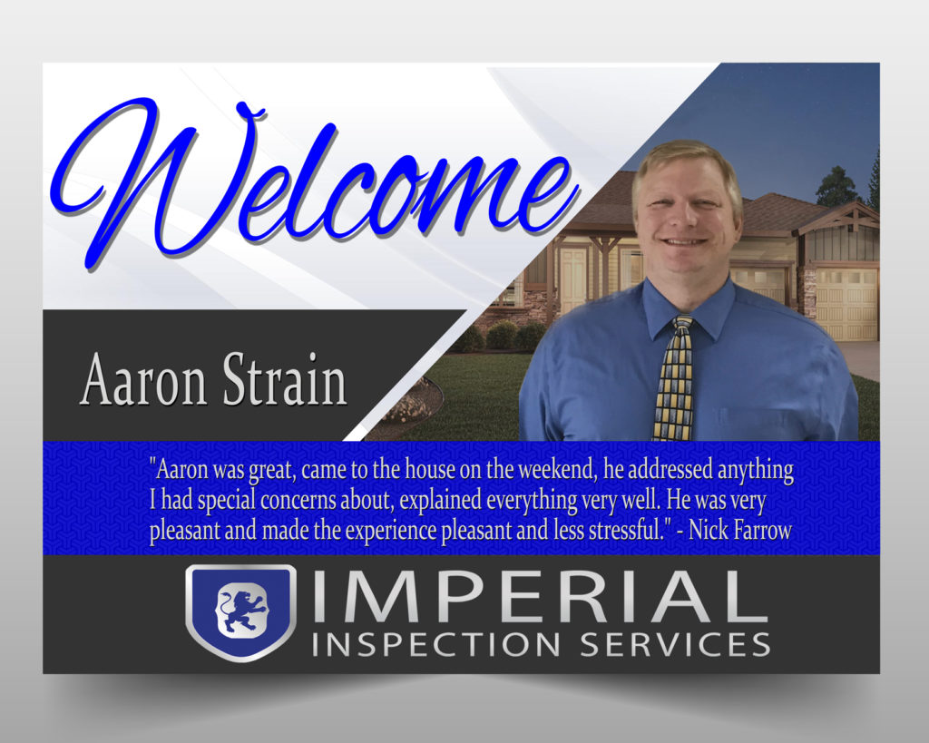 Imperial Inspection welcome card