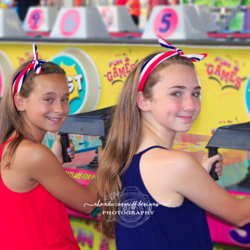 Children photograph at a carnival by Rhonda Cosgriff Designs