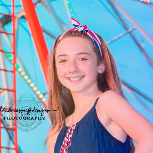 Portrait at the carnival by Rhonda Cosgriff Designs