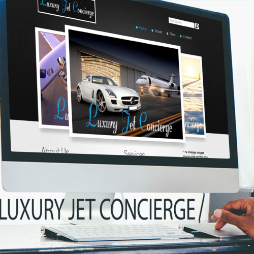 Luxury Jet Concierge Website Design 