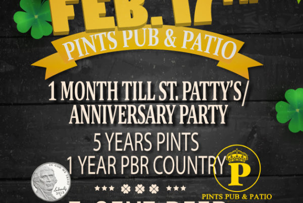 PBR anniversary party Flyer By Graphic Design Company, Rhonda Cosgriff Designs