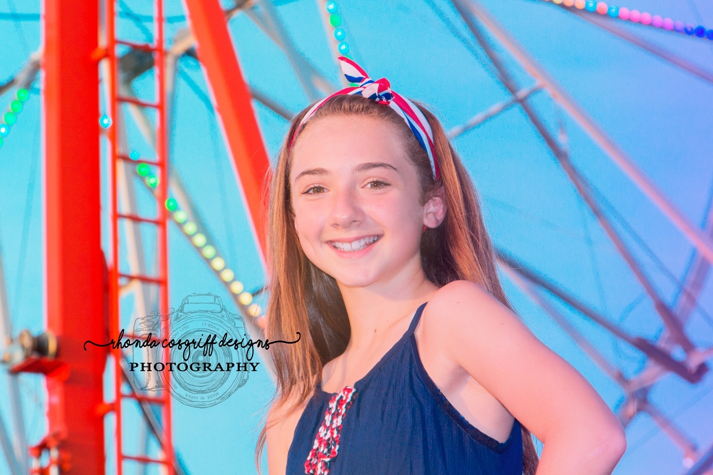 Portrait at the carnival by Rhonda Cosgriff Designs