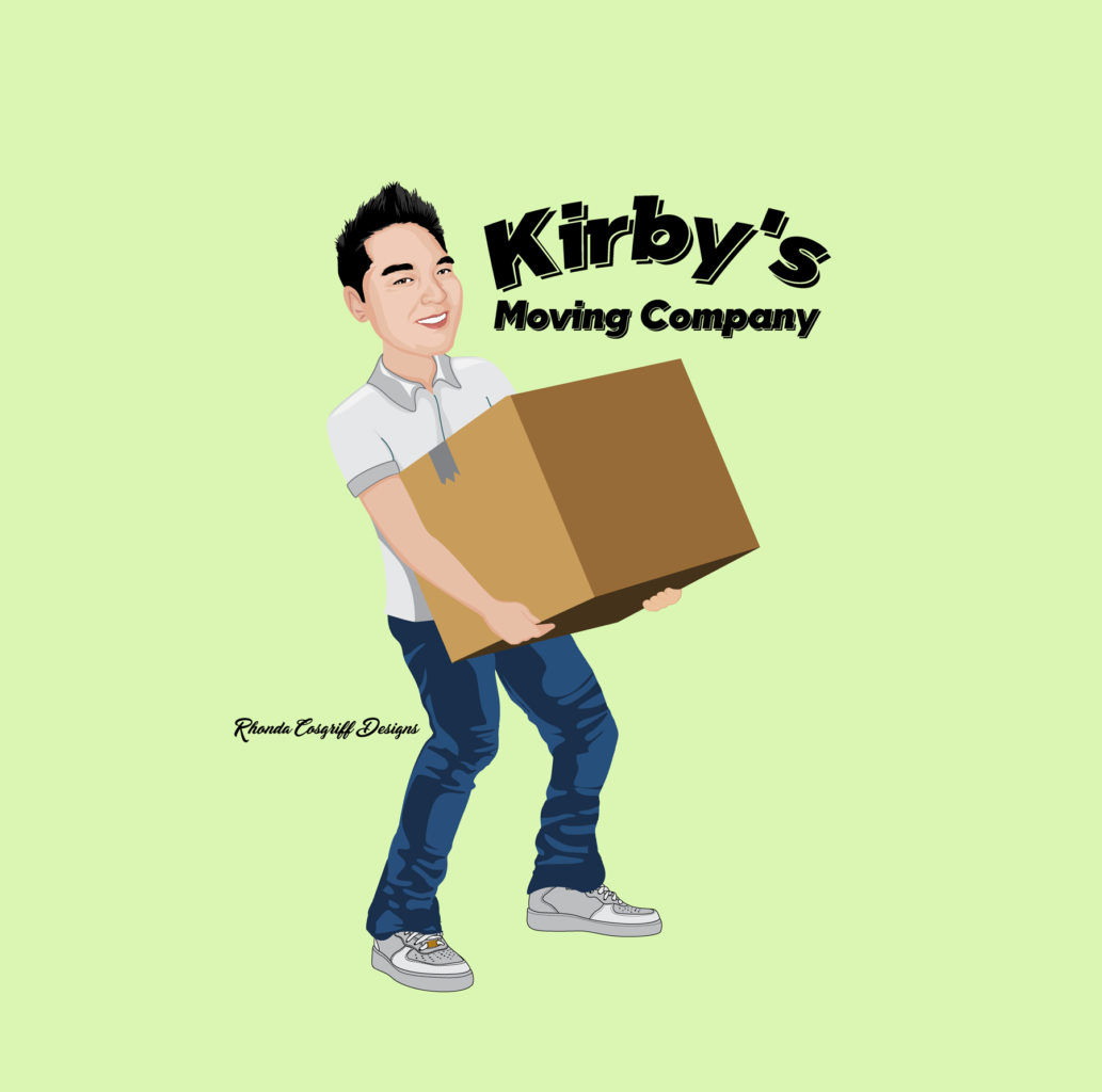 Kirby's moving company logo design Des Moines, Iowa