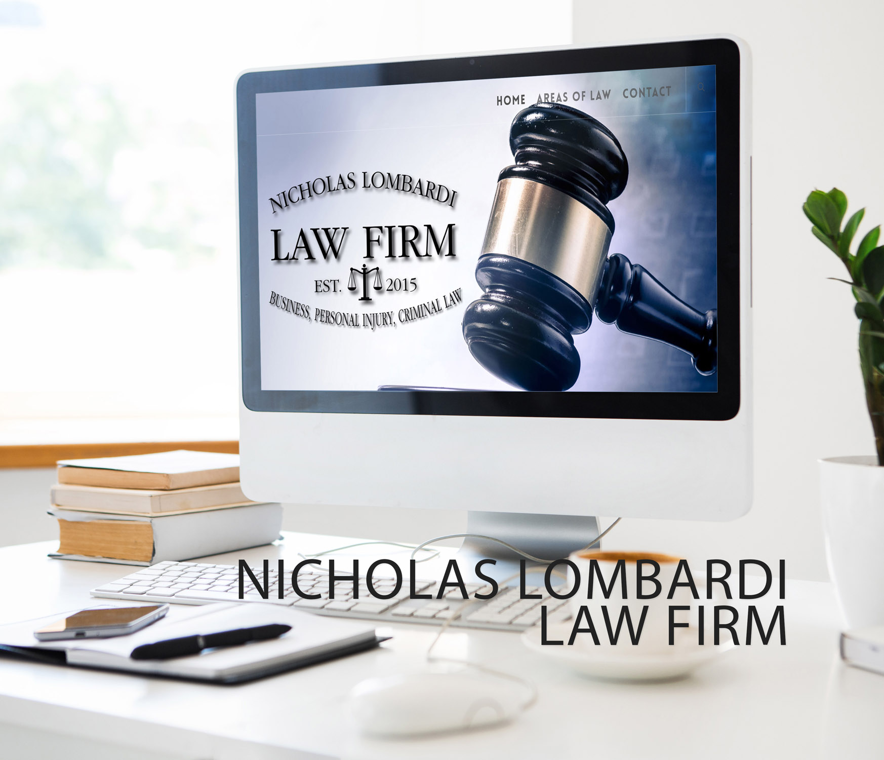 Web Design for Lombardi Law in West Des Moines Iowa