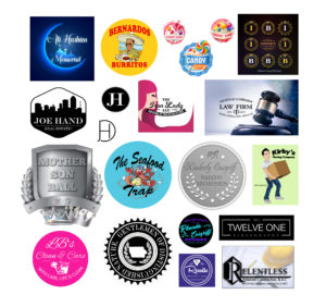Logosdesigned  by RCD, graphic designer from Iowa