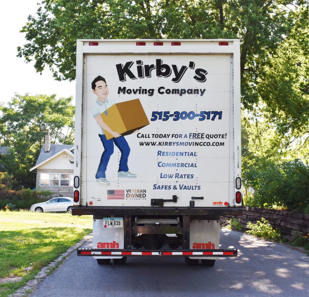 Kirby's moving company logo design