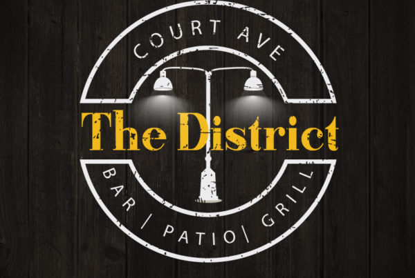 The District logo graphic design