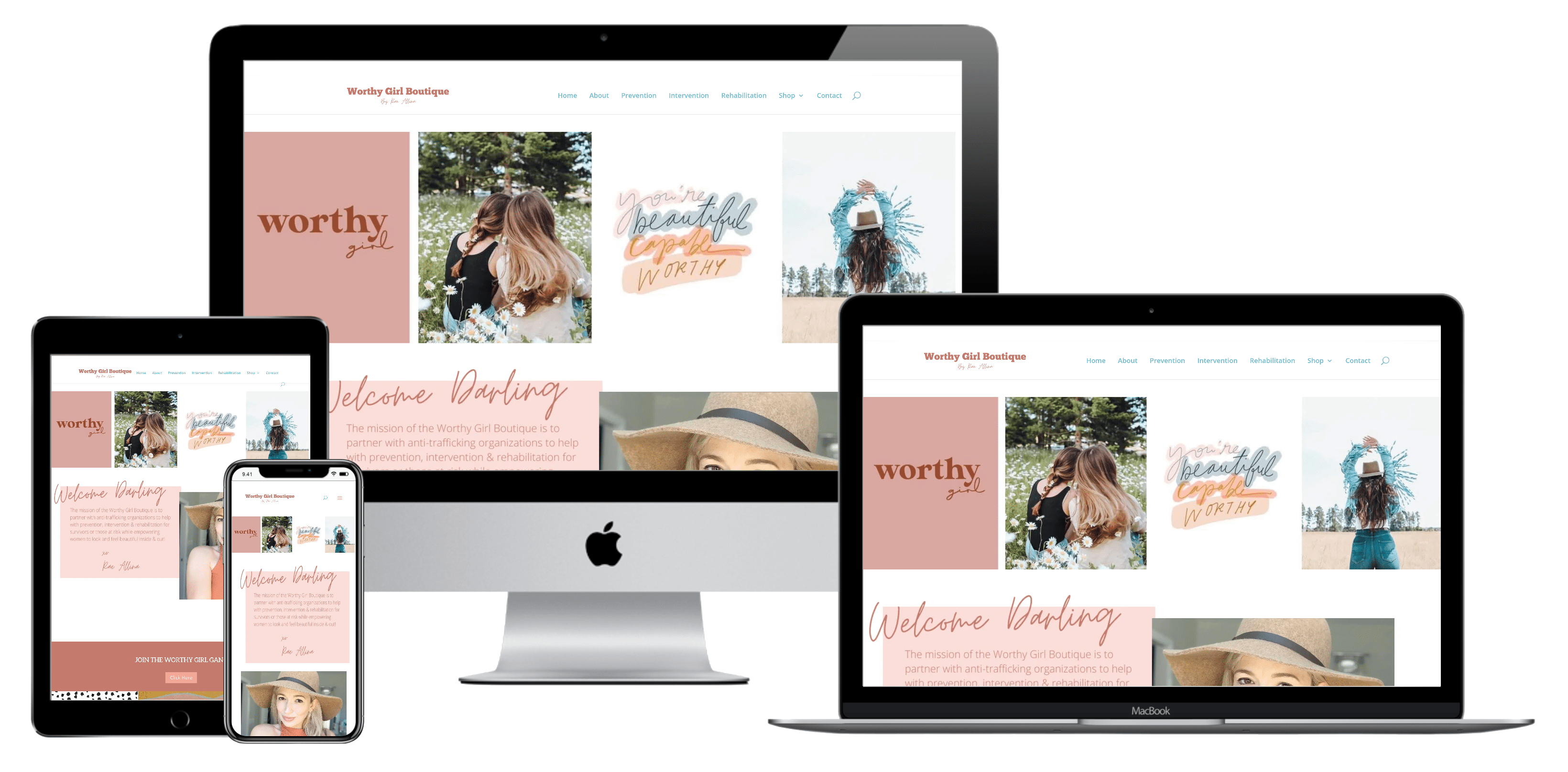 Worthygirlboutique+website-design-Iowa