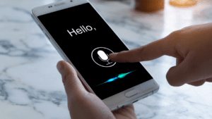 voice activated search listing