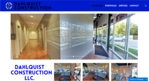 Home Page Dahlquist Construction LLC+Iowa-Web-Designer
