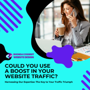 Boost Your Website Traffic Instagram Post+Iowa-Web-Designer