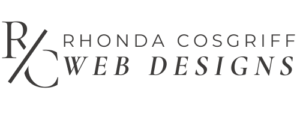 Rhonda Cosgriff Web Designs Logo 250 x 100 px+Iowa-Web-Designer